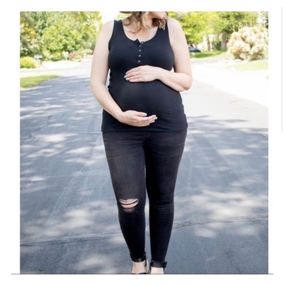 Madewell Maternity Over The Belly Skinny Jeans - Picture 15 of 15
